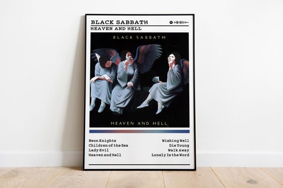 Black Sabbath Heaven and Hell Album Poster | Matte Print - Etsy