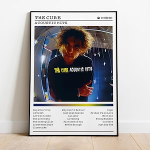 The Cure Poster | Acoustic Hits Poster | Album Poster Prints | Wall Decor Posters | Album Cover | Rock Music Poster