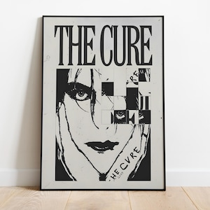 The Cure Poster Print | Music Poster | Album Cover Poster | Wall Decor | Music Gift | Room Decor