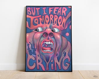 King Crimson 'beat' Album Cover Art Print | Minimalist Music