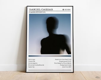 Daniel Caesar 'case Study 01' Album Poster | Matte Art Print - Etsy