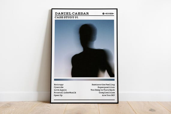 Daniel Caesar 'case Study 01' Album Poster | Matte Art Print - Etsy