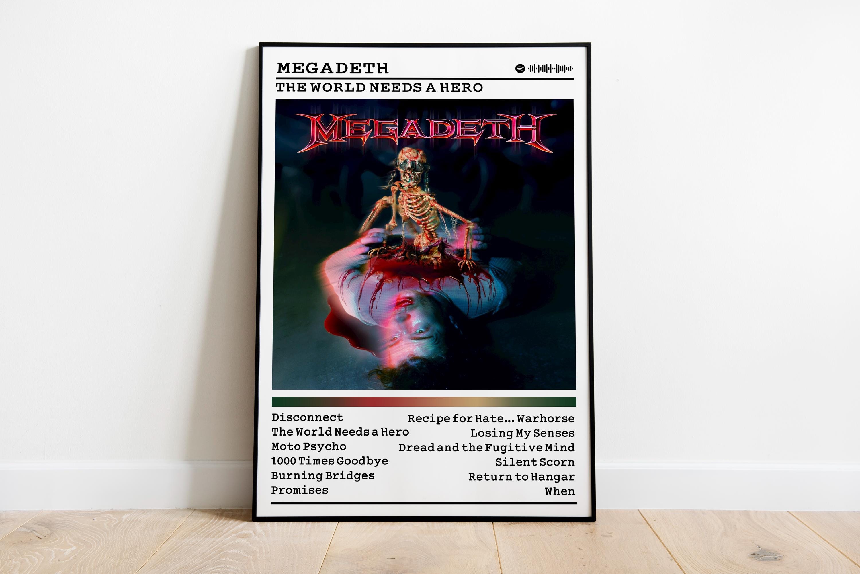 Megadeth 'the World Needs A Hero' Album Cover Art Poster - Etsy