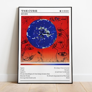 The Cure Kiss Me Kiss Me Poster - Etsy