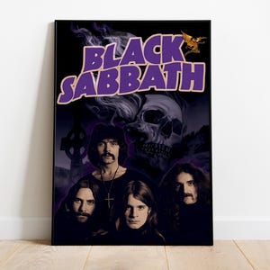 Black Sabbath Album Cover Poster: Music Room Wall Decor