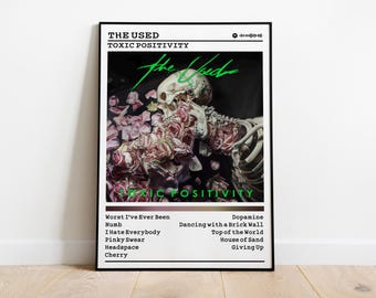 The Used 'toxic Positivity' Album Cover Art Print - Etsy