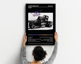 Aerosmith Poster | Pump Print | Album Poster Prints | Wall Decor