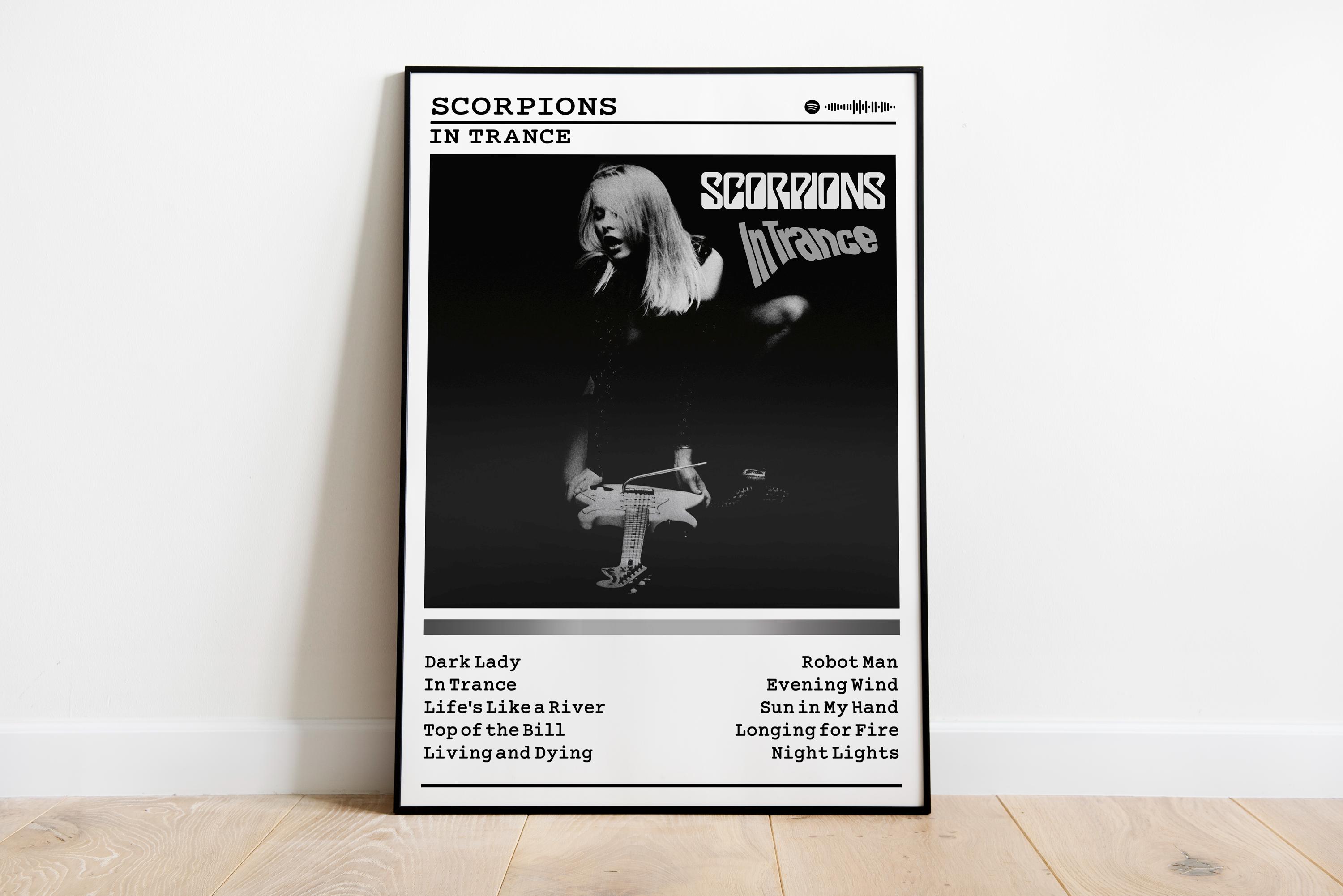 Scorpions in Trance Album Poster | Matte Fine Art Print - Etsy