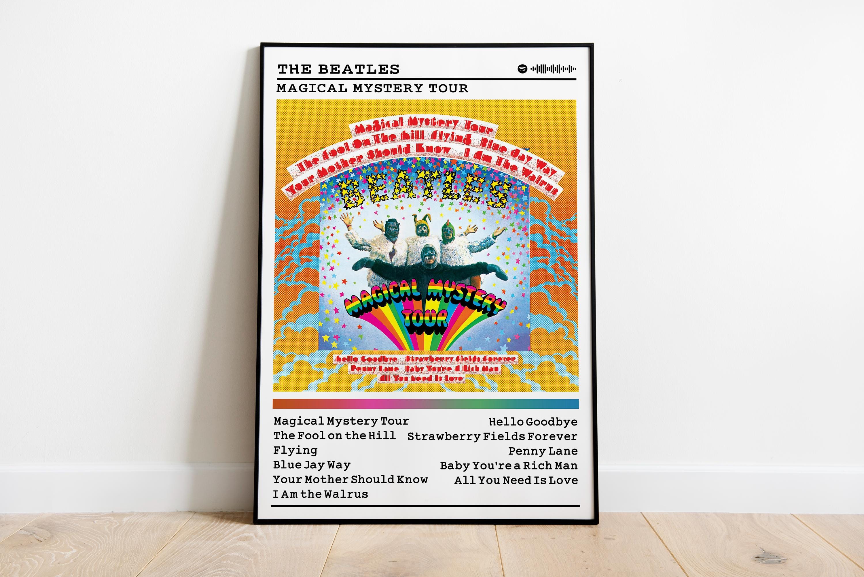 The Beatles Magical Mystery Tour Poster: Album Cover Art Print - Etsy