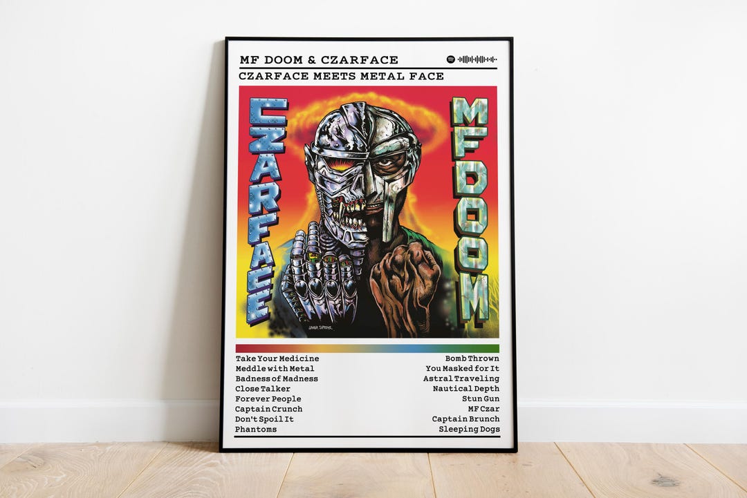 MF Doom Czarface Album Poster: Rap Music Wall Art - Etsy