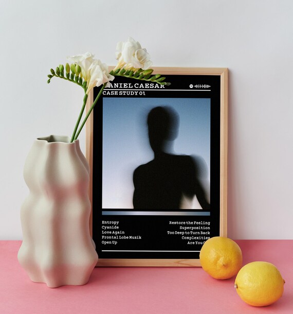 Daniel Caesar 'case Study 01' Album Poster | Matte Art Print - Etsy