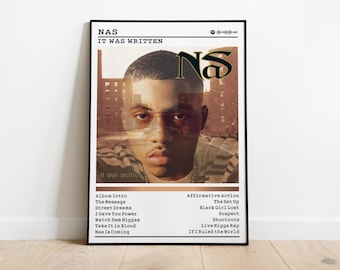 Nas It Was Written 1LP Black Limited Vinyl Record Damaged Cover - Etsy