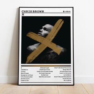 Chris brown 11:11 poster - Etsy 日本
