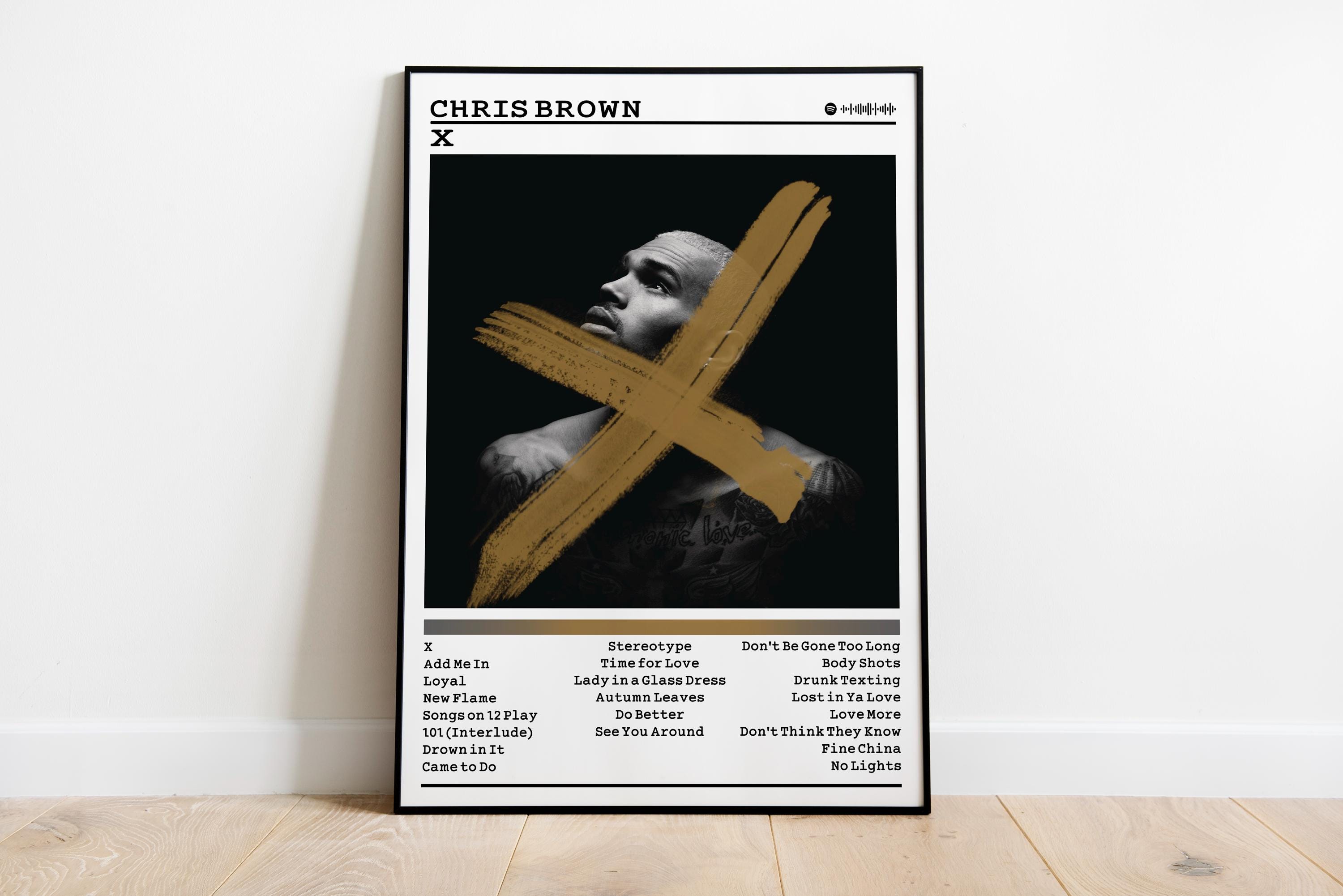 Chris brown 11:11 poster - Etsy 日本