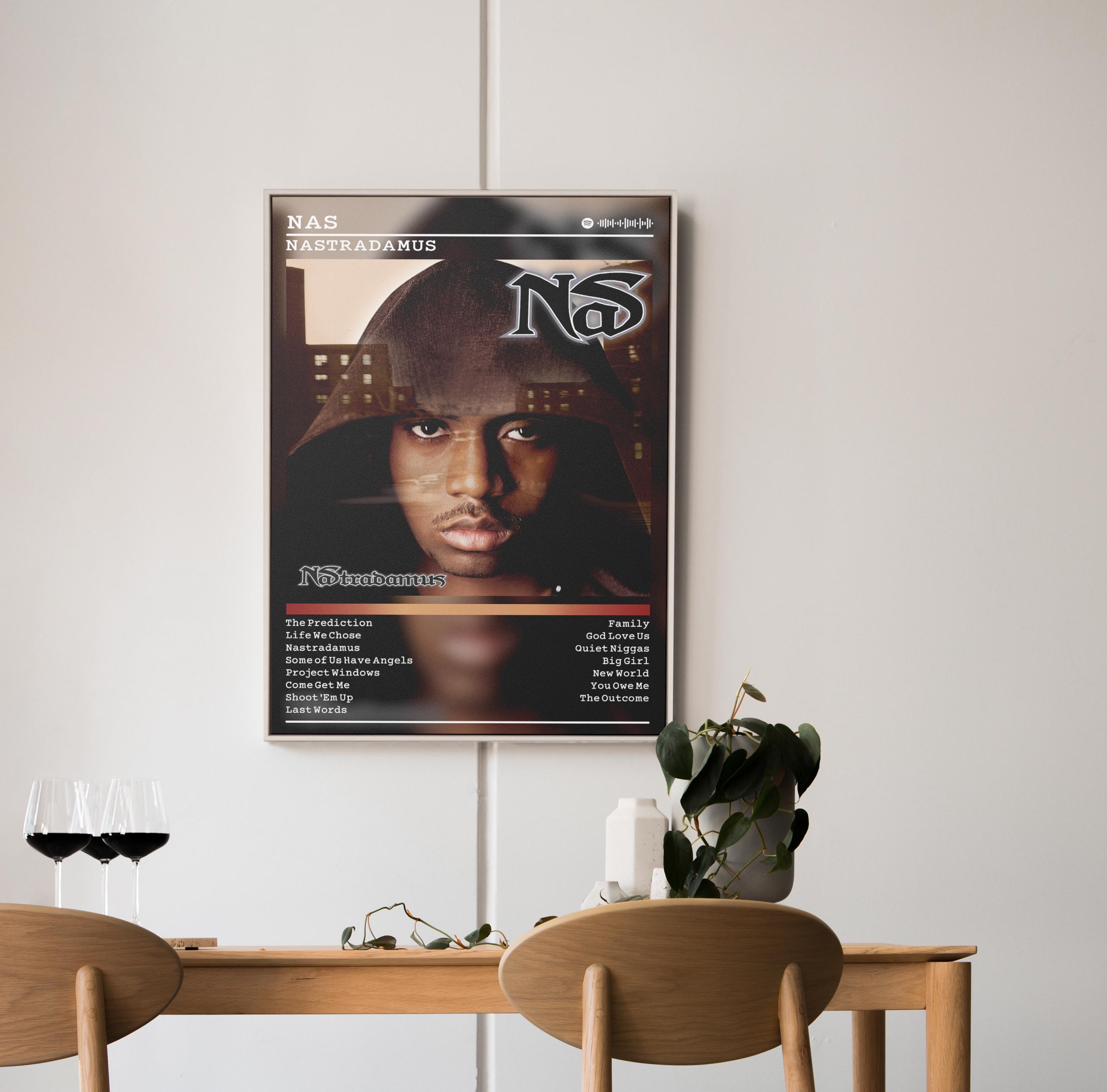 Nas - Nastradamus Album Poster: Rap Music Wall Art - Etsy