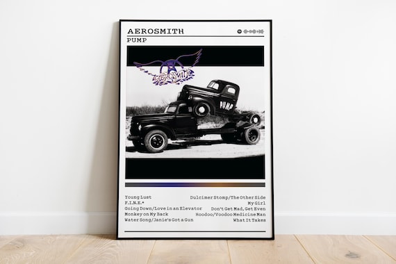 AEROSMITH『PUMP』大判ポスター Aerosmith Poster | Pump Print | Album Poster Prints | Wall Decor