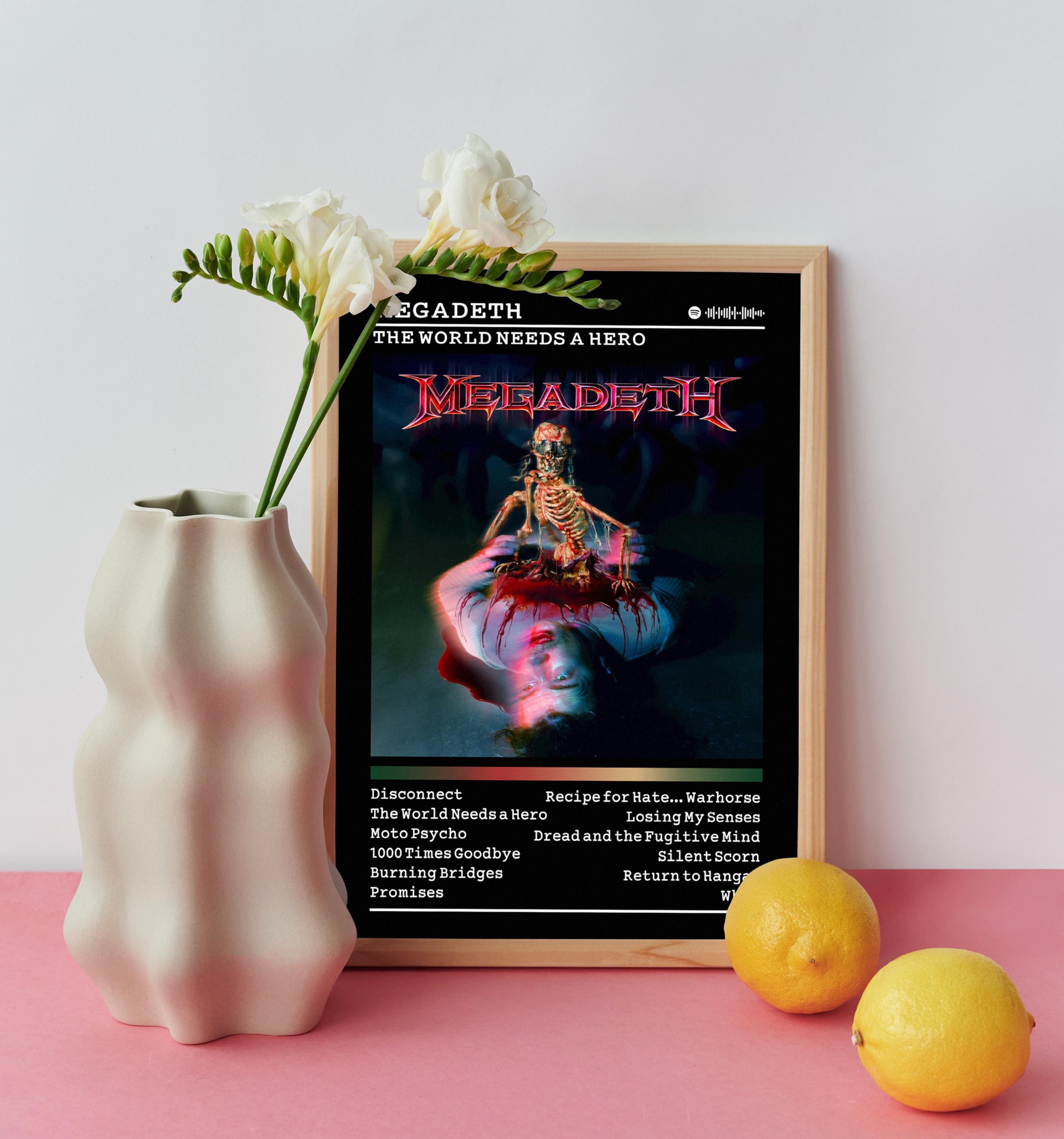Megadeth 'the World Needs A Hero' Album Cover Art Poster - Etsy