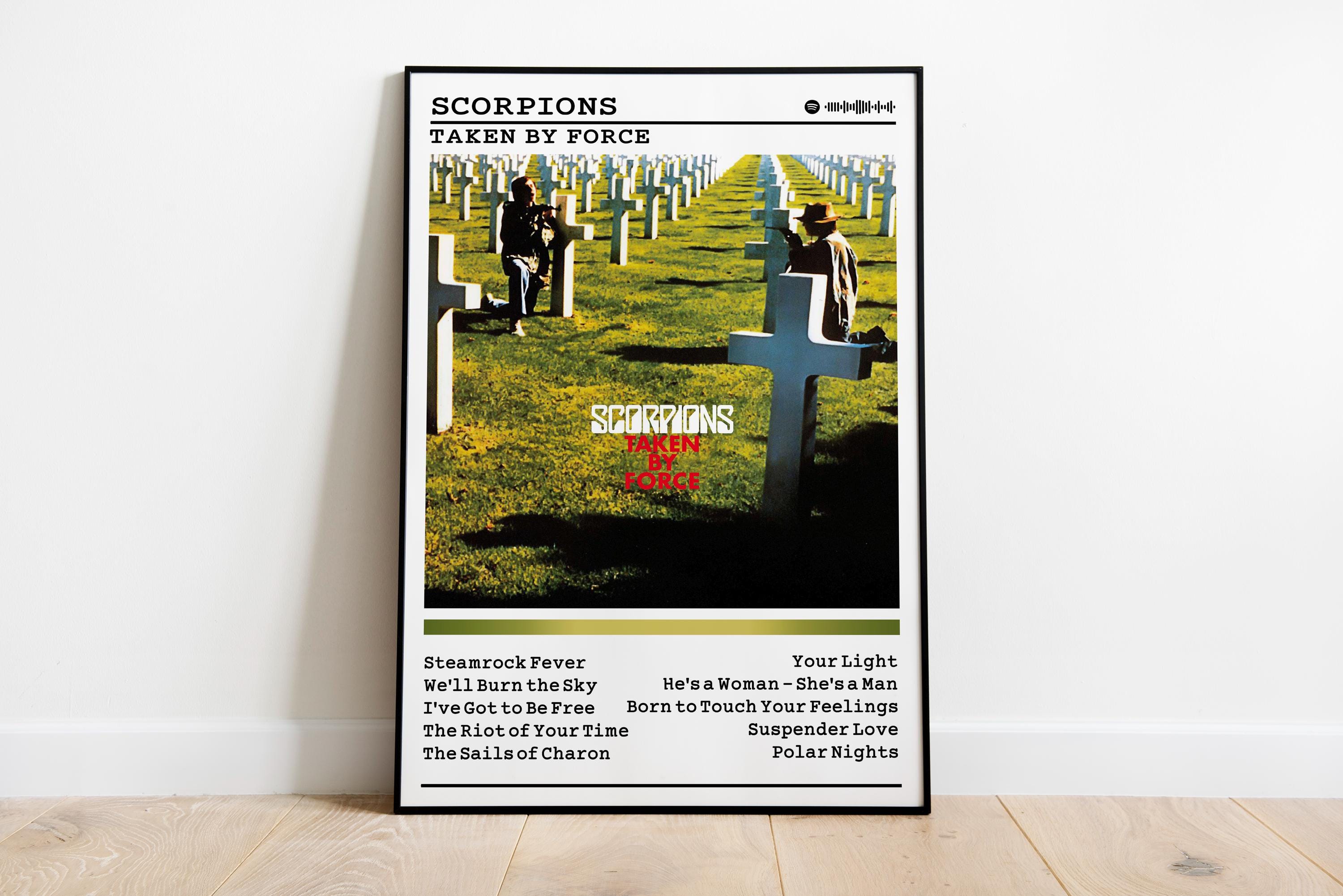 Scorpions 'taken by Force' Album Poster | Rock Music Wall Art - Etsy