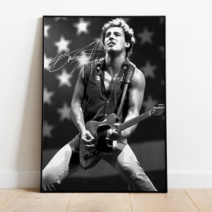 Bruce Springsteen Poster Print | Music Poster | Album Cover Poster | Wall Decor | Music Gift | Room Decor