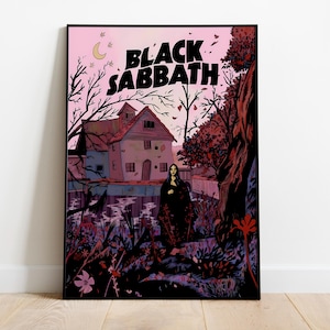 Black Sabbath Album Cover Poster: Music Room Wall Decor