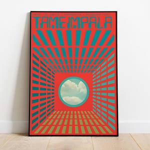 Tame Impala Poster Print | Music Poster | Album Cover Poster | Wall Decor | Music Gift | Room Decor