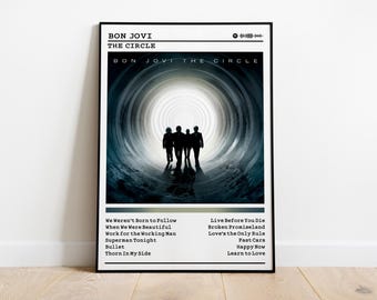 Bon Jovi 'The Circle' Album Poster: Rock Music Wall Art