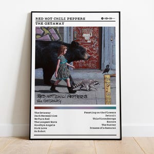Red Hot Chili Peppers Poster | The Getaway Poster | Album Poster Print | Wall Decor Poster | Album Cover | Rock Music Poster