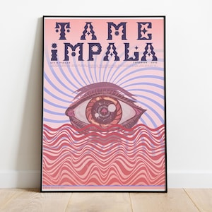 Tame Impala Poster Print | Music Poster | Album Cover Poster | Wall Decor | Music Gift | Room Decor