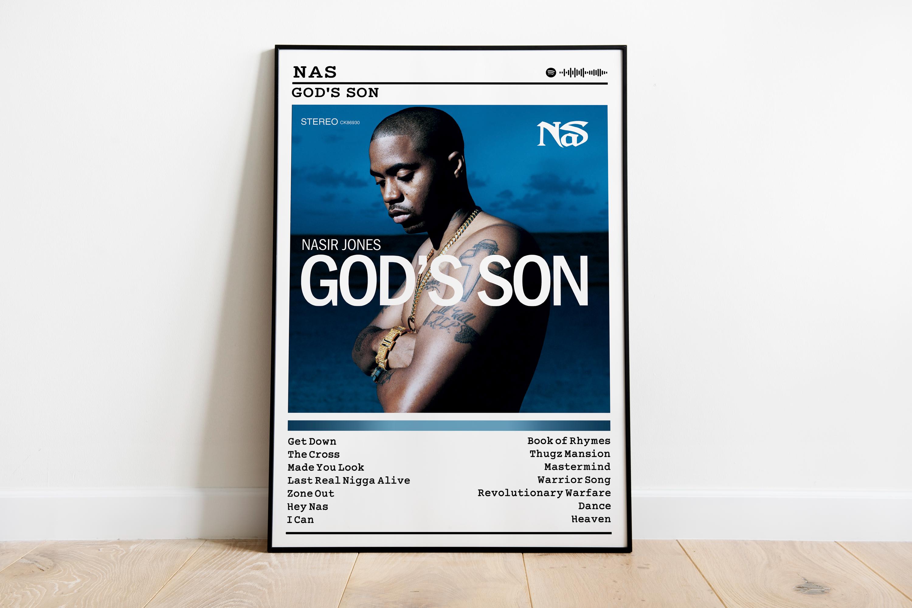 Nas - God's Son Album Poster: Rap Music Wall Art - Etsy