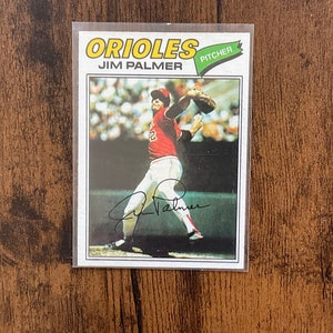 Jim Palmer 1977 Topps Baseball Card #600 Edizione originale Baltimore Orioles HOF Nizza