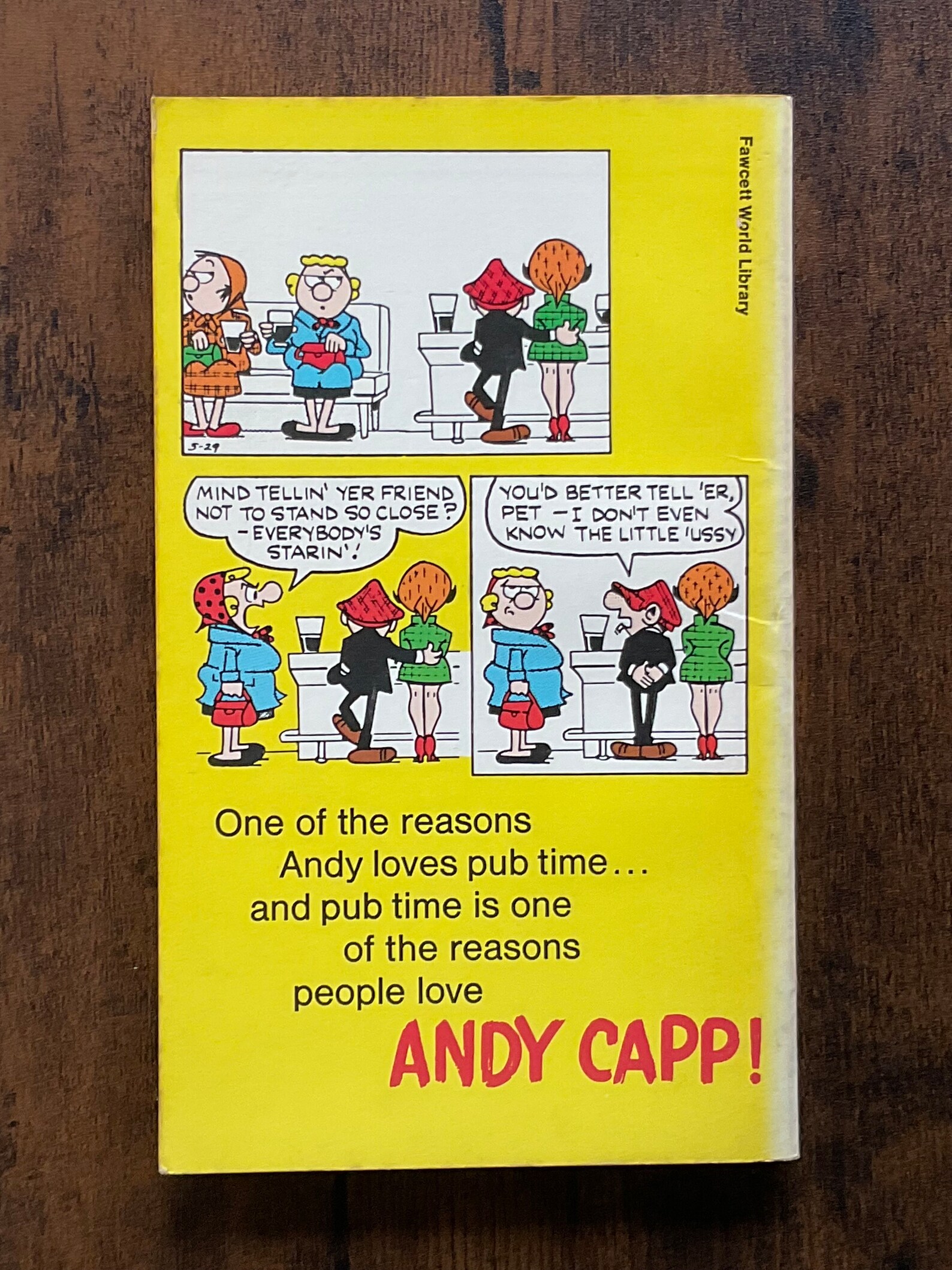 1973 Its Pub Time, Andy Capp Comic Strip Book by Smythe Vintage ...