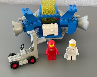 Lego Vintage Space Cruiser 487 with (2) Minifigures and Forklift Astronaut  Instructions Original Issue 1979 Space Command