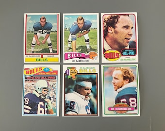 Joe DeLamielleure 1974-1980 Topps Football Lot of (6) Rookie Card Hall of Fame RC HOF Sharp