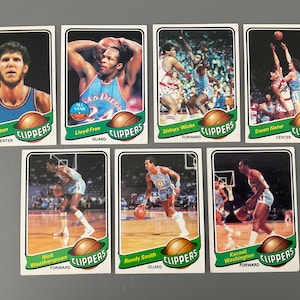 1979-80 Topps Basketball San Diego Clippers Lot de (7) Bill Walton, édition originale Hall of Fame HOF