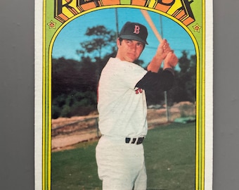 Carl Yastrzemski 1972 Topps Baseball Card #37 Original Issue Boston Red Sox HOF Nice