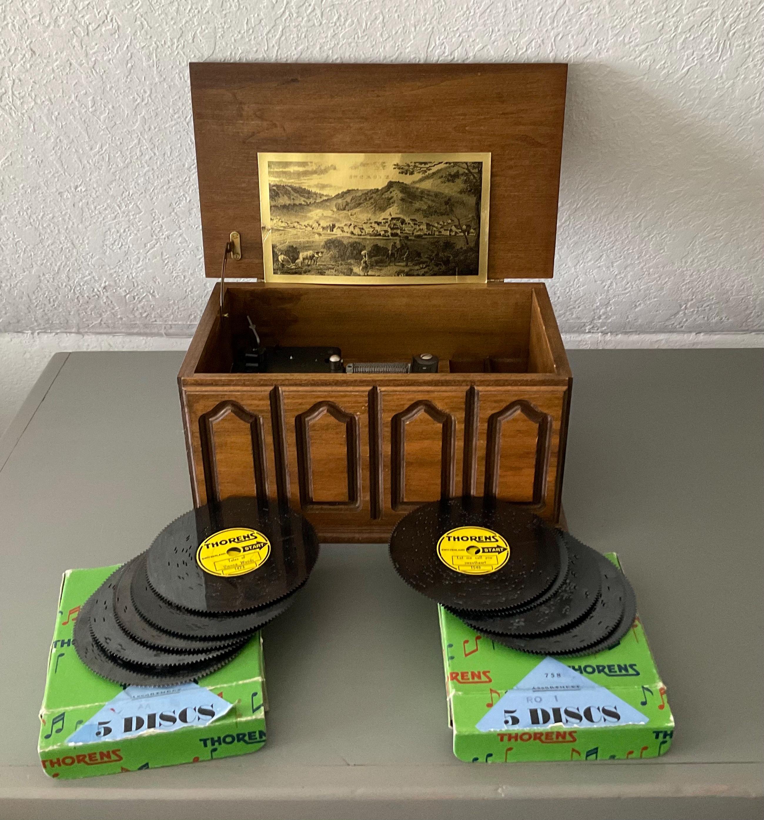 Thorens Disc Music Box - Etsy