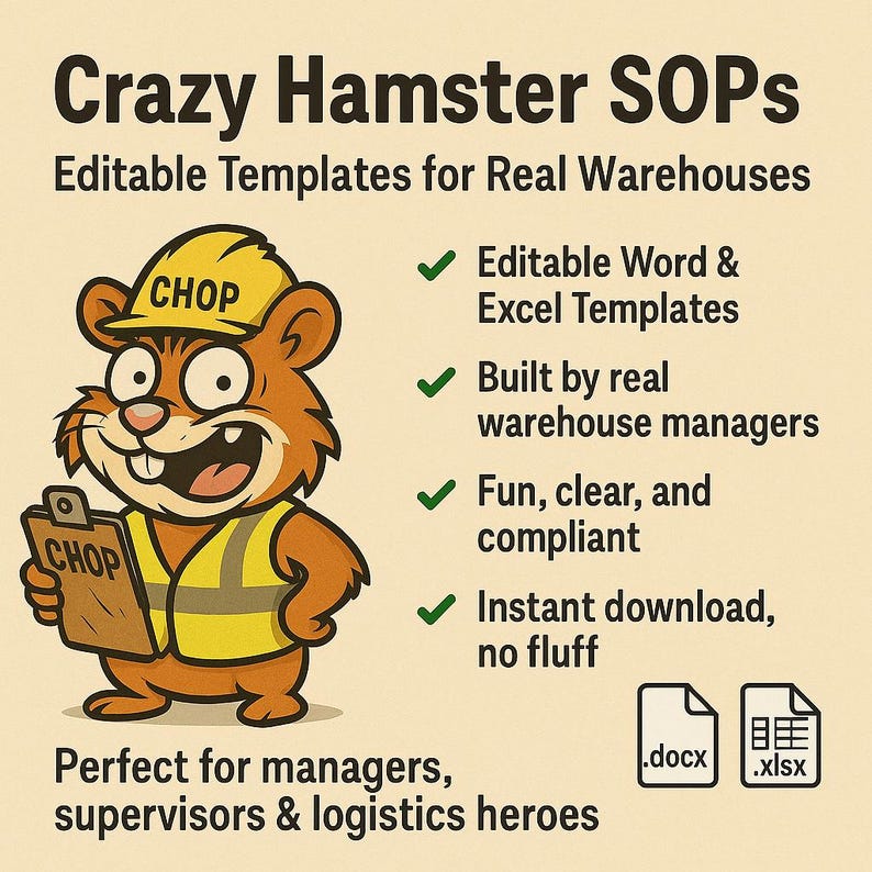 Photo inspiration: Visual Reference: Manual Handling Safety Sop Risk Log Editable Word Excel