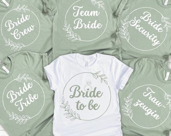 Bachelorette party T-shirt, hen party, hen party T-shirt, bride-to-be, team bride, wedding, hen party crew, I said yes