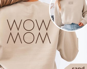 Cool Mom Sweatshirt | Aesthetic Minimalist Crewneck | Trendy Mom Life Shirt | Gift for Moms | Cozy Neutral Sweater