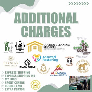 Extra Charges for Express Shipping, Sleeve Customisations