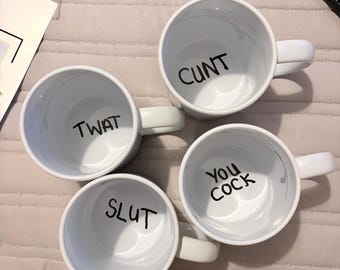 Witzige, freche Tassen, anstößiges Humor-Geschenk für Kaffee- und Teeliebhaber