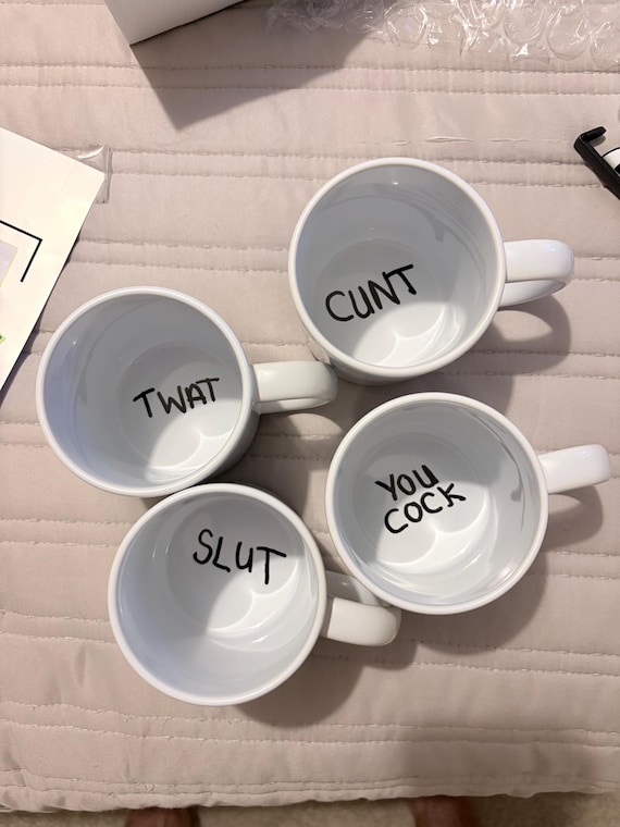 Funny Rude Mugs, Offensive Humor Gift Coffee Tea Joke Present