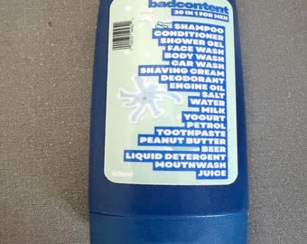 Lustig 20 in 1 Duschgel Scherz Geschenk Männer schrullig Silly Shampoo Conditioner Body Wash