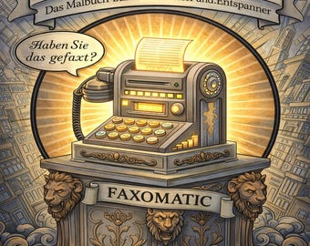 Bürokratie Wahnsinn Malbuch für Erwachsene, Satirisches Ausmalbuch Behörden, Lustiges Geschenk für Kollegen, Büro Humor, Printable PDF