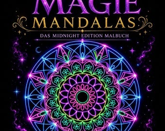 Livre de Coloriage Mandala pour Adultes - 55 Mandalas Uniques, PDF à Imprimer, Anti-Stress et Relaxation, Art Thérapie, Cadeau Cocooning