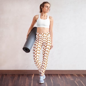 Dino Chicken Nugget Yoga Leggings