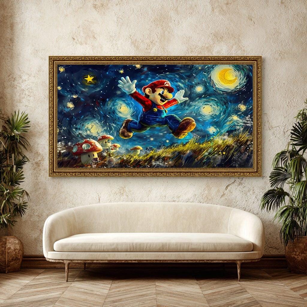 Super mario 64 painting - Etsy 日本