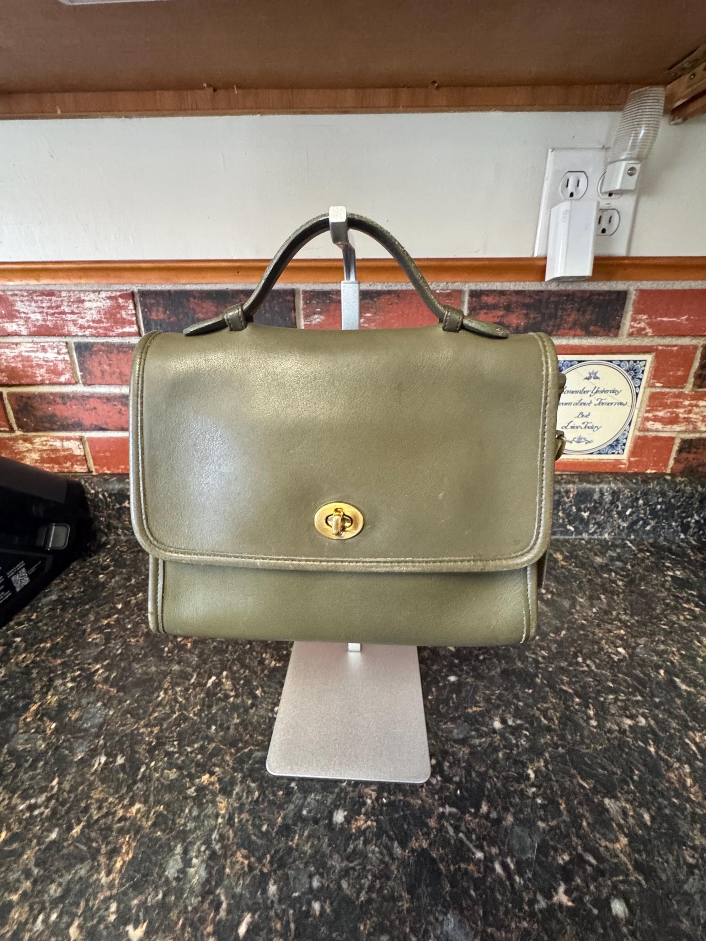 Green Vintage Coach - Etsy