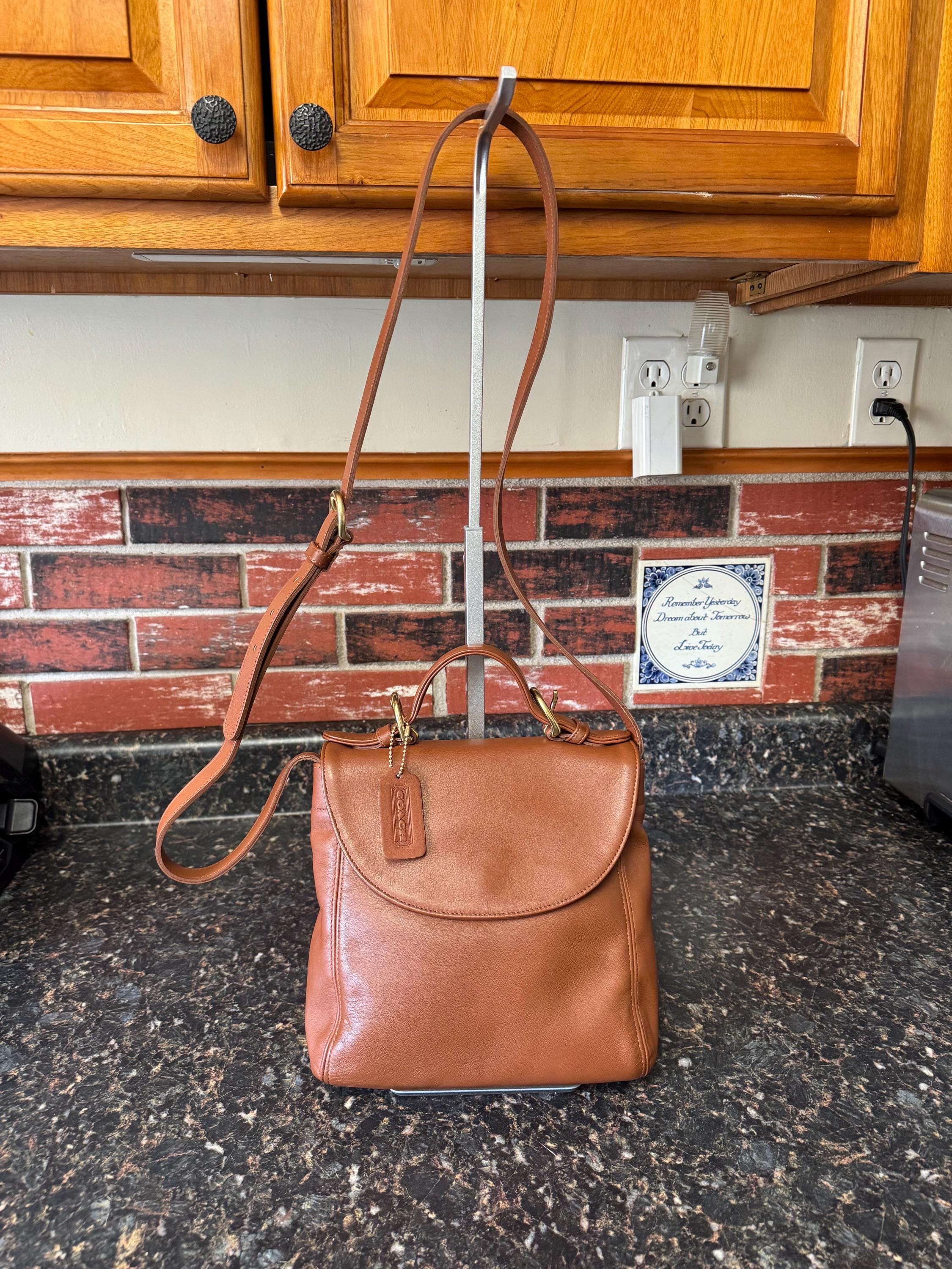OLD COACH コーチ　Soho brown Leather Handbag NWT COACH LTD ED SOHO BRAIDED TOBACCO BROWN LEATHER TOTE BAG