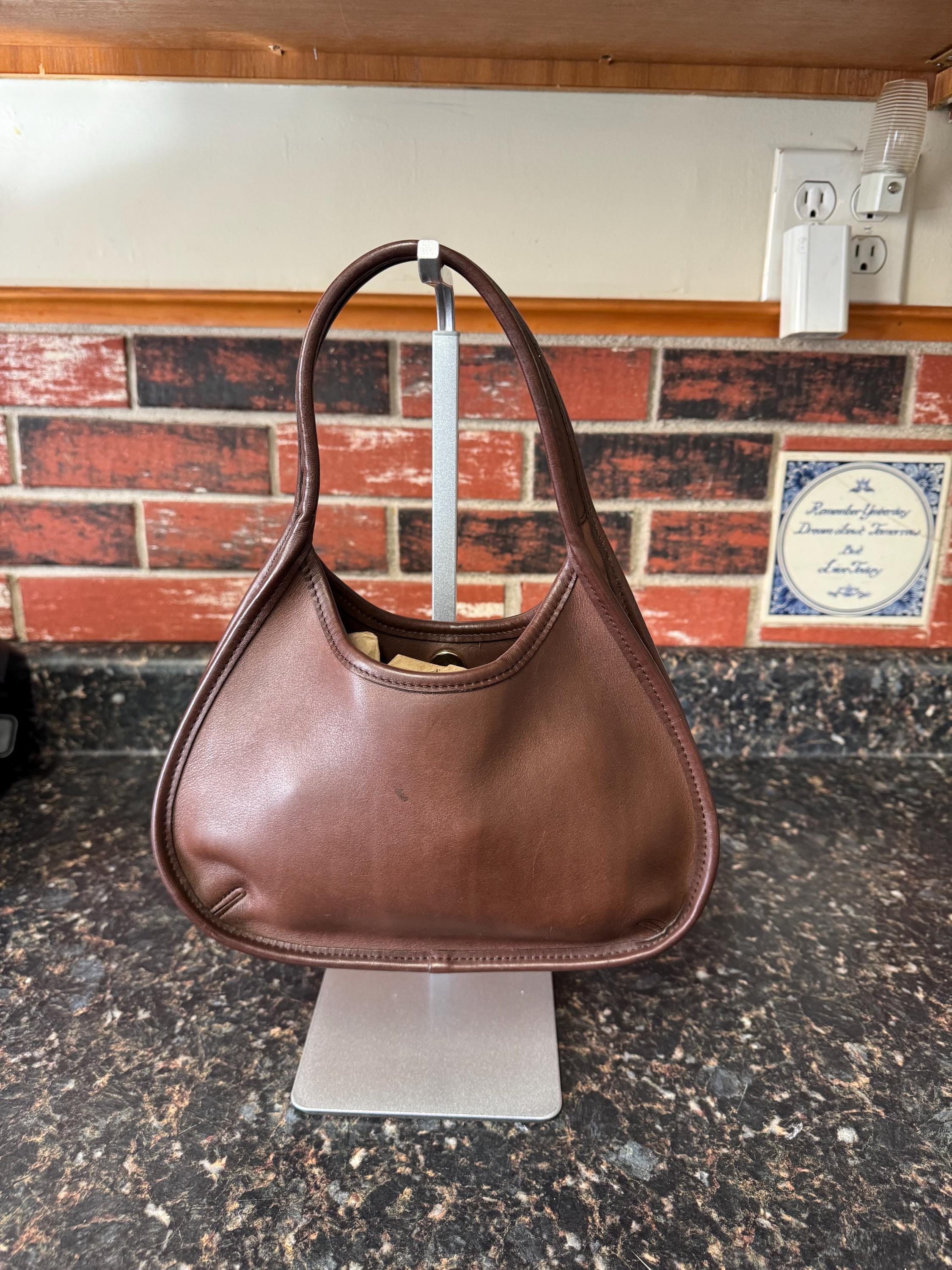 バッグ Vintage Coach Mini Ergo Nubuc Leather バッグ Vintage Coach